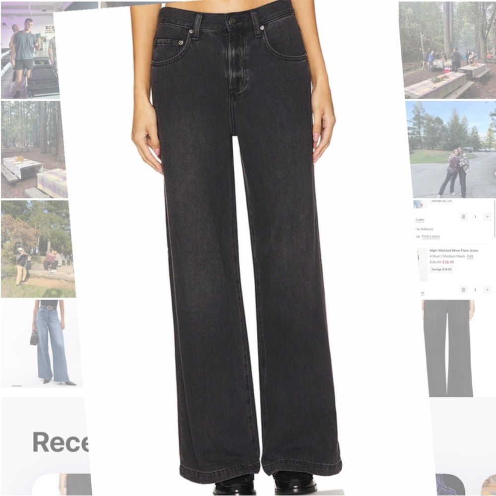 PISTOLA Jadyn Mid Rise Wide Leg Jeans